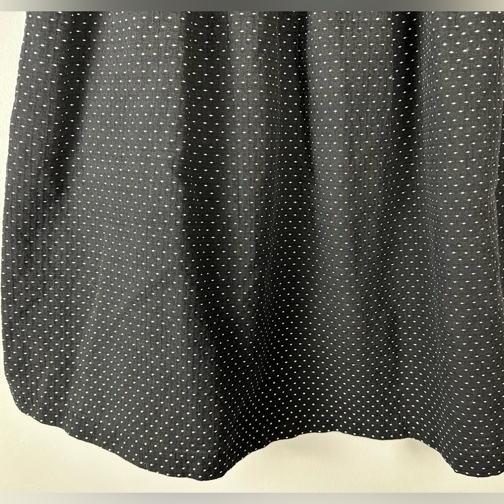 ModCloth babydoll Mini dress Size 4 black polkadot - Picture 9 of 10